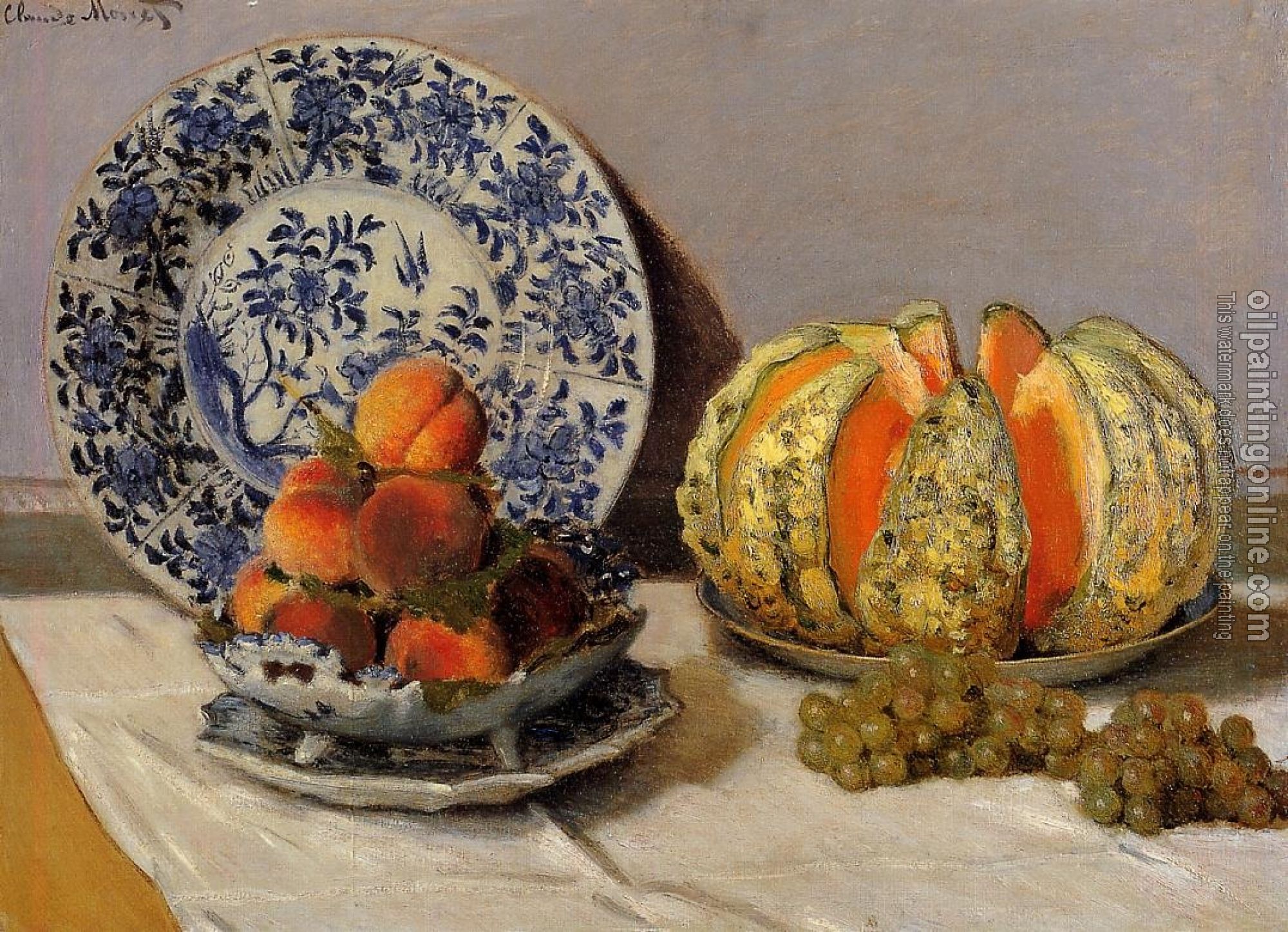 Monet, Claude Oscar - Still Life with Melon